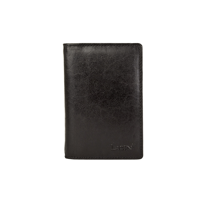 Dokladovka kožená LAGEN V 60 Černá