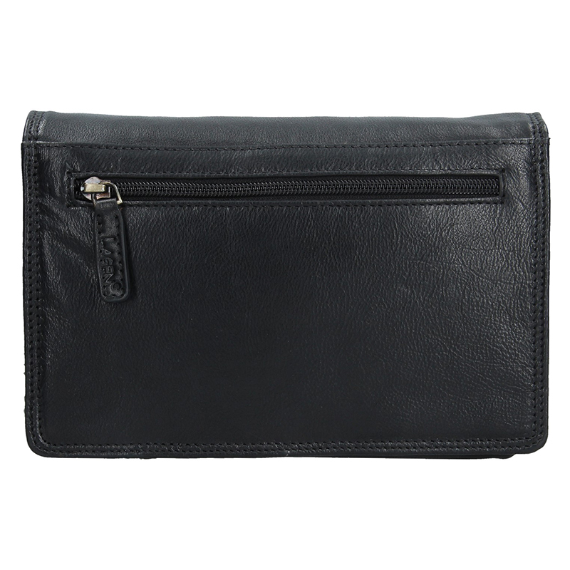 Pánská kožená etue LAGEN E 2016 T Černá