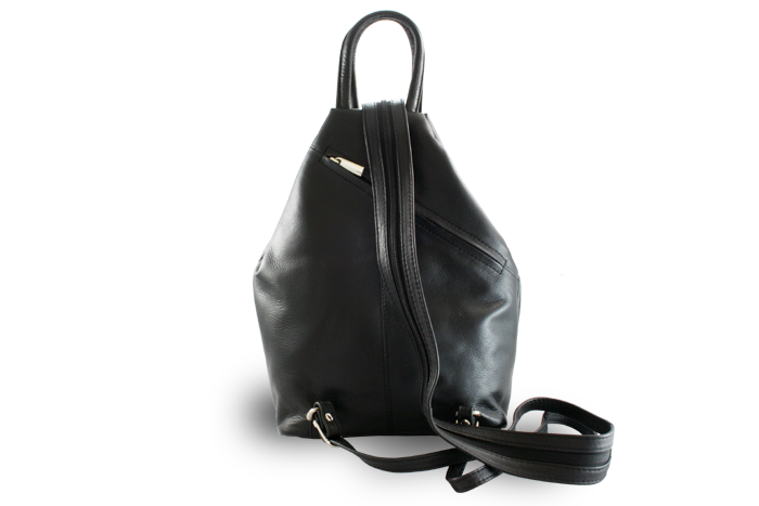Dámský kožený batoh ARWEL 1184 Černý
