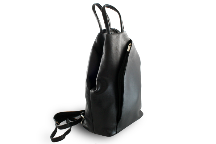 Dámský kožený batoh ARWEL 1184 Černý