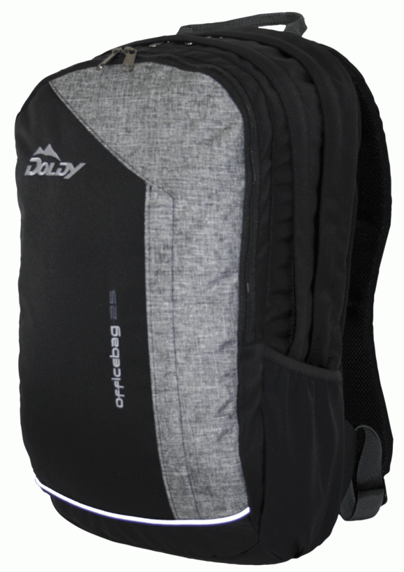 Batoh DOLDY Officebag 25 Černo Šedý