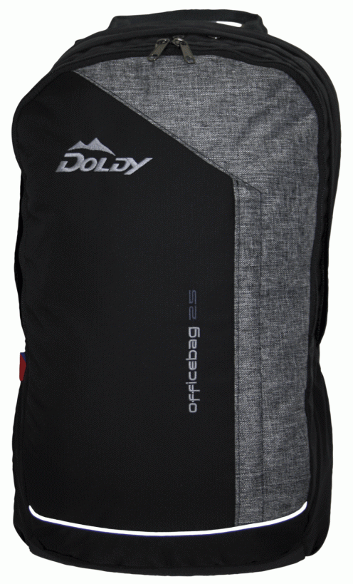 Batoh DOLDY Officebag 25 Černo Šedý