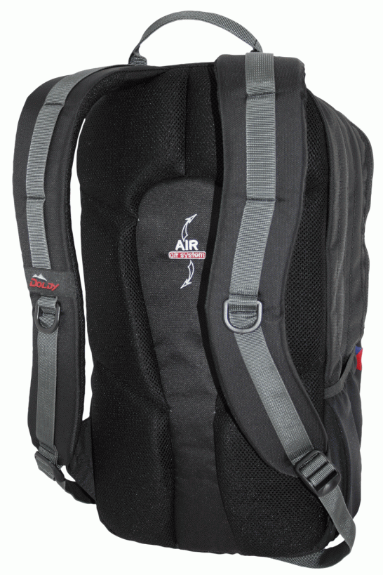 Batoh DOLDY Officebag 25 Černo Šedý