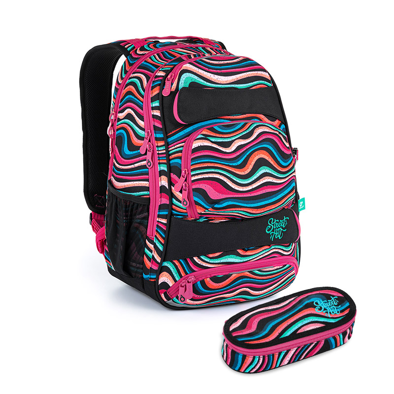 Pestrý studentský batoh Topgal YUMI 21031 G SET SMALL