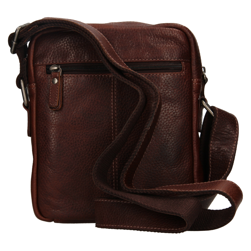 Pánská kožená taška přes rameno LAGEN BLC 4428 21 A Sv.Hnědá