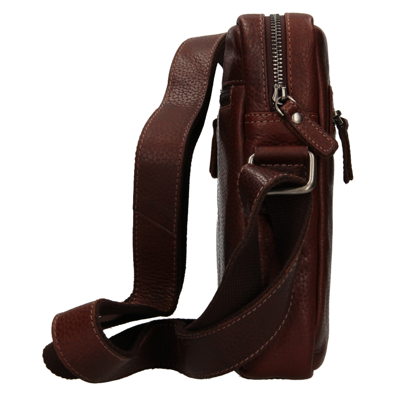 Pánská kožená taška přes rameno LAGEN BLC 4428 21 A Sv.Hnědá